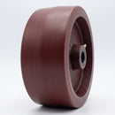 Red Polyurethane Wheel 300mm with 25mm Roller Bearing