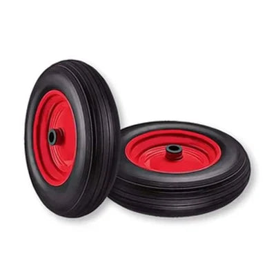 Pale Violet Red 330mm Rubber On Steel Centre 1" (25.4mm) Roller Bearing Bore