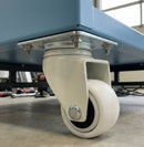 25mm Soft White Swivel Castor with Screw Plate