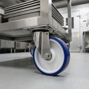125mm Swivel Castor - Stainless Steel with Polyurethane Wheel