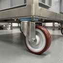 160mm Swivel Castor with PU Wheel and Stainless Steel Housing