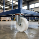 150mm Swivel Castor with White Nylon Wheel - 180kg Load Capacity