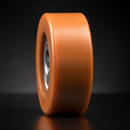 50mm Polyurethane Guide Roller – 12mm Bore, 18mm Tread