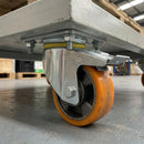 100mm Braked Heavy Duty Castor - 250kg Load Capacity