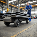 High-Performance 150mm Diameter Cast Iron Wheel with 20mm Ball Bearing and 900Kg Load Capacity for Industrial Applications