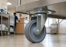 100mm Synthetic Medical Castor with Plate Fitting