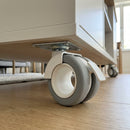 65mm Grey Twin Wheel Braked Castor for Modern Furniture