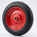 Heavy Duty Rubber Wheel 330mm Dia. 25.4mm Bore