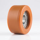 60mm Polyurethane Guide Roller – 10mm Bore, 15mm Tread