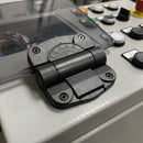 Detent Plastic Hinge 57mm Height, 0.80° Angle