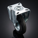 125mm Fixed Castor with Rubber Wheel – 110kg Load Capacity