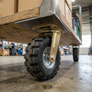 306mm Swivel Castor - 450kg Load Capacity, Elastic Rubber Wheel