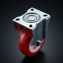 80mm Pressed Steel Fixed Castor – 90kg Load Capacity