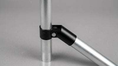 Black 45° Angle Joint – 28mm OD Tube