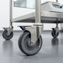 100mm Braked Bolt Hole Castor – ESD Wheel