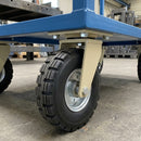 525mm Swivel Castor - Elastic Rubber Wheel, 1885kg Capacity