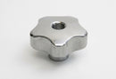 Aluminium Through Thread Handwheel M12 x 60mm Diameter