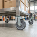160mm Directional Lock Castor Polyurethane Wheel 350kg Load Capacity