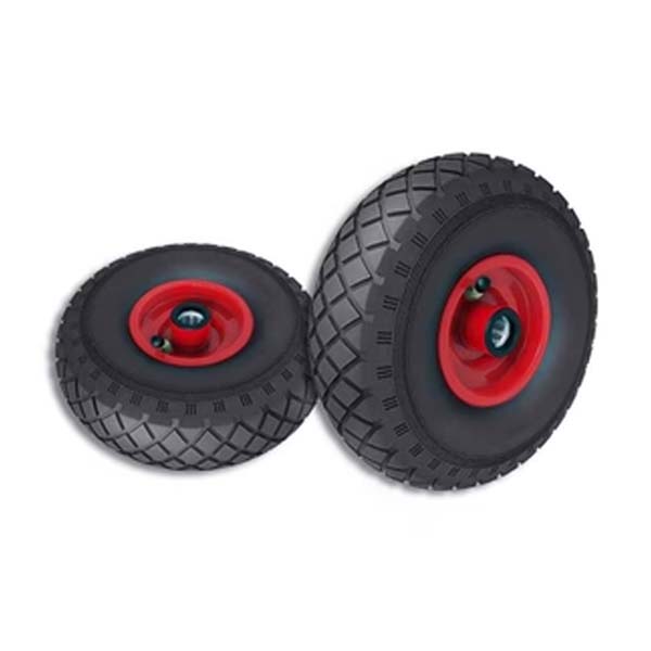 Light Slate Gray 260mm Pneumatic Wheel Steel Centre (3.00-4 Tyre 4 Ply - 20mm, 25mm & 1" Bore Choice - 66mm Hub)