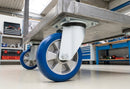 150mm Swivel Castor – Polyurethane Wheel on Aluminium Centre