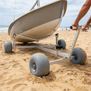 Boat Trolley with 300mm Wheels for Soft Sand Transport