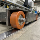 60mm Polyurethane Guide Roller – 20mm Bore, 25mm Tread