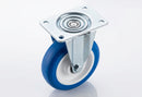 200mm Fixed Castor - Polyurethane Wheel, 520kg Load Capacity