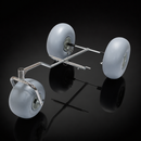 Wheelchair Conversion Kit 25.4mm Hub Bore, 80kg Load Capacity