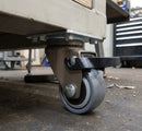 25mm Braked Furniture Castor – Soft Grey Wheel