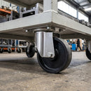125mm Swivel Castor - High Temp Phenolic Wheel (102x83mm Plate)