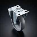 80mm Pressed Steel Fixed Castor – 120kg Load Capacity