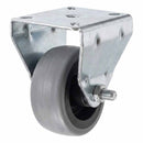 Fixed Non Marking Rubber Castors