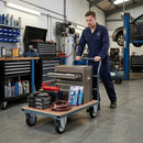 Pressed Steel Fixed Castors with Black Rubber on Pressed Steel Wheel
