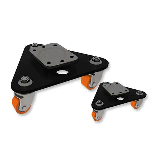 Gray Theatre Scenery Skate Ultra Heavy Duty with 35mm Polyurethane Wheels 225Kg Load Capacity