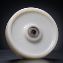 80mm Nylon Wheel - 15mm Hub Bore with Ball Bearing