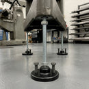 Black Bolt Down Adjustable Feet - 100mm Height