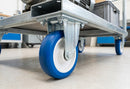 125mm Fixed Castor – Polyurethane Wheel on Nylon Centre