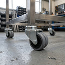 75mm Twin Wheel Swivel Bolt Hole Castor – 90kg Capacity