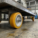 100mm Polyurethane Aluminium Wheel - 12mm Bore