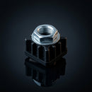 30mm x 30mm M12 Metal Thread Heavy Duty Ribbed Insert