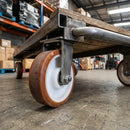 200mm Polyurethane Wheel - 20mm Bore, 600kg Load Capacity