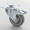 125mm Braked Castor TPR 150kg Load Capacity