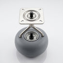Caster Assembly 30cm Wheel & Mounting Plate