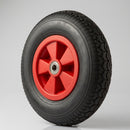 Pneumatic Trolley Wheels 400mm Diameter with Ball Journal Bearings