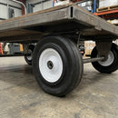 455mm Heavy Duty Solid Rubber Wheel with 30mm Bearings