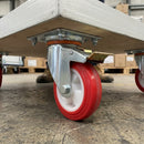 150mm Pressed Steel Directional Brake Castor – 180kg Load Capacity