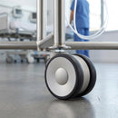 Drip Stand Castors 65mm with M8×15 Threaded Stems
