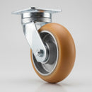 152mm Extended Lead Kingpinless Top Plate Castor Wheel