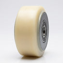 75mm Polyurethane Wheel on Cast Iron Centre – 12mm Bearing