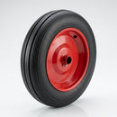 400mm Heavy Duty Rubber Wheel - 25.4mm Bore, 500kg Capacity